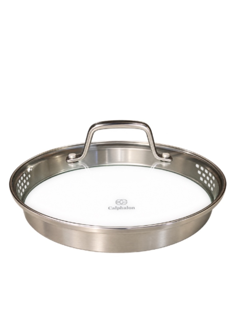 Calphalon 10" Stainless Steel & Glass Straining Replacement Lid